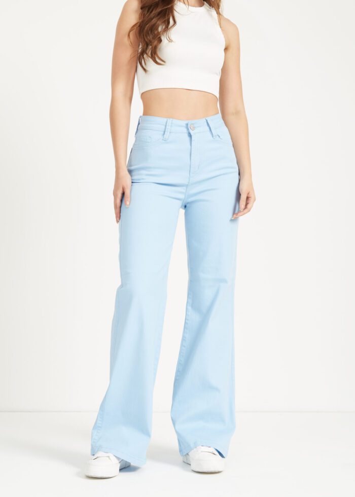 Pantalón Semi Flare Azul Ref. Big