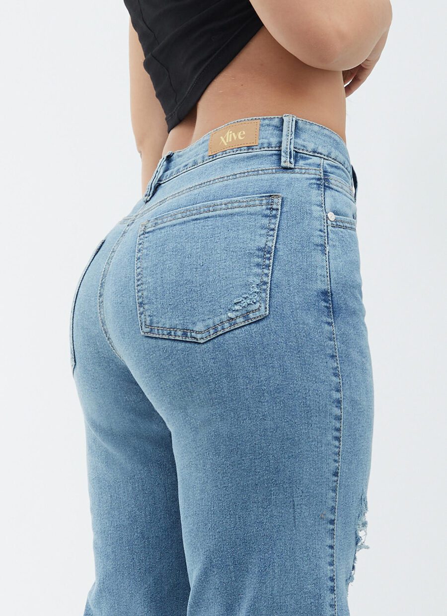 Jean Momfit Semi Flare Ref. Doral - Imagen 4