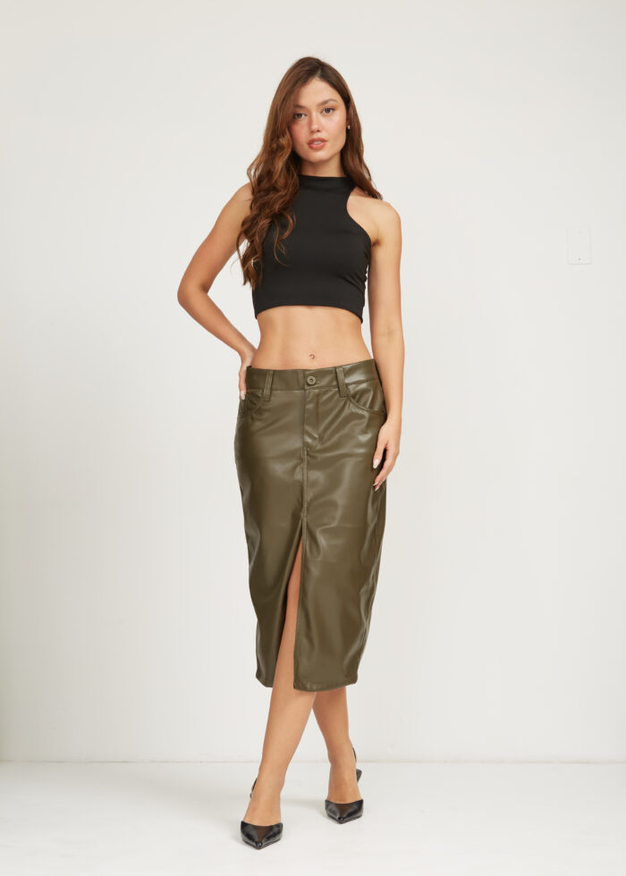 Falda larga RIOT VERDE