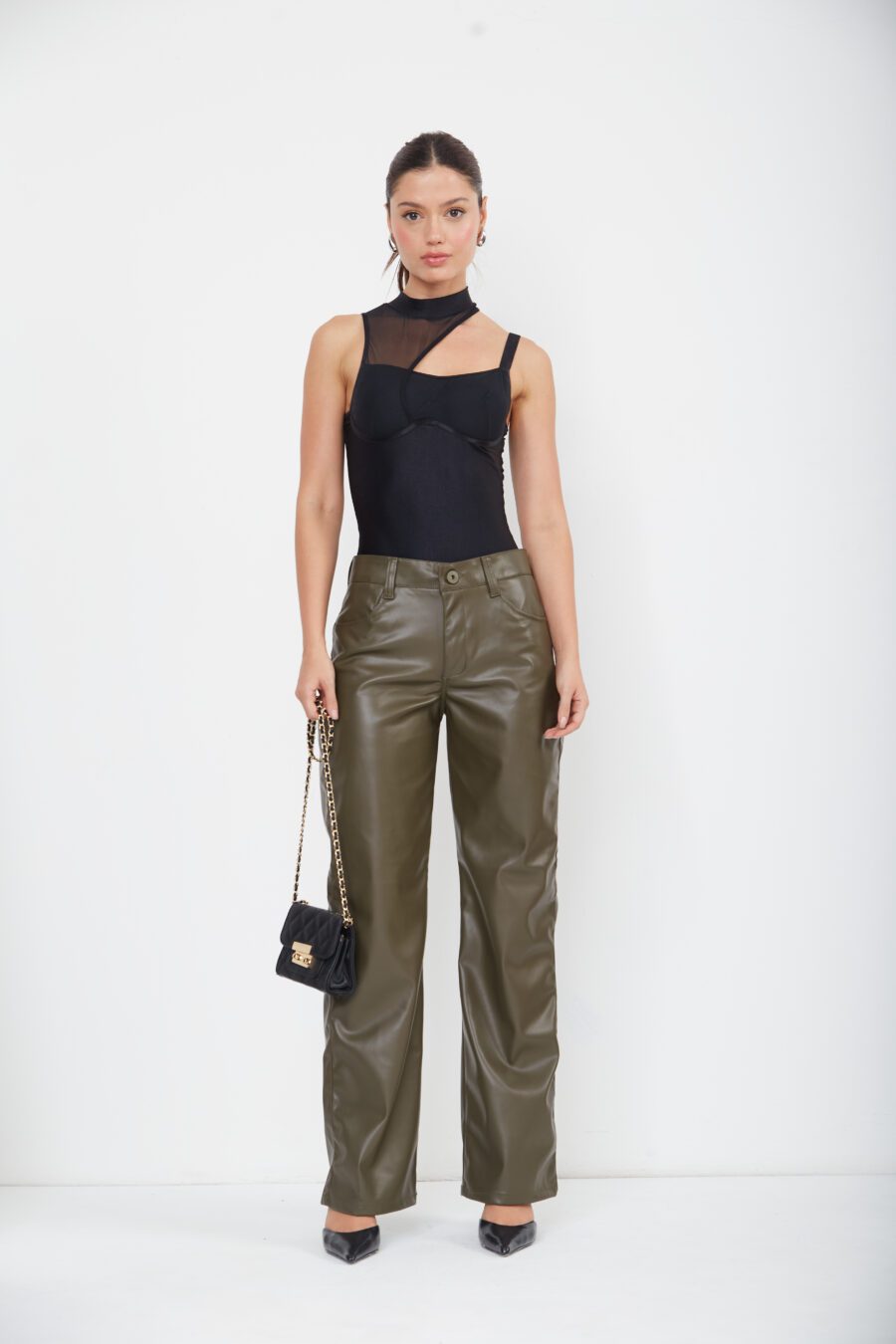 Pantalón Momfit Verde Ref.CHER